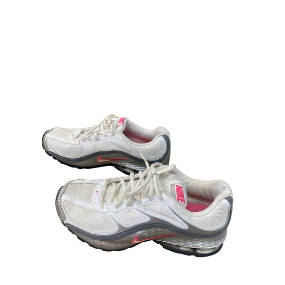 Nike Reax 5 Womens white pink running shoes Size 8 SKU 8974 - Picture 3 of 16
